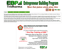 Tablet Screenshot of ebp.tridharma.ac.id